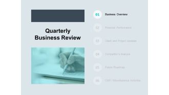 Table of content slide financial performance ppt powerpoint presentation icon skills
