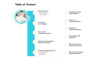 Table of content stakeholders m1596 ppt powerpoint presentation icon images