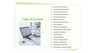 Table of contents geographic expansion ppt powerpoint presentation icon example file