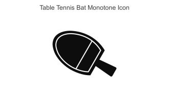 Table Tennis Bat Monotone Icon In Powerpoint Pptx Png And Editable Eps Format