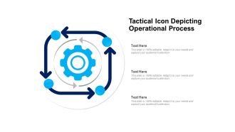 Tactical icon depicting operational process