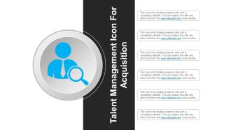 Talent management icon for acquisition example of ppt