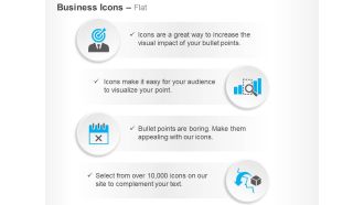 Target audience gap analysis calendar import goods ppt icons graphics