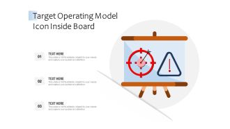 Target operating model icon inside board