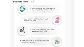 Target selection strategy running business man idea ppt icons graphics