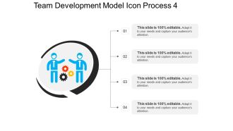 Team development model icon process 4