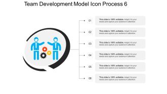 Team development model icon process 6