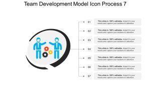 Team development model icon process 7
