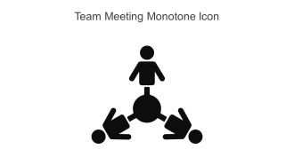 Team Meeting Monotone Icon In Powerpoint Pptx Png And Editable Eps Format