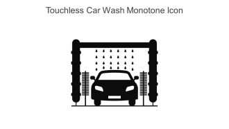 Touchless Car Wash Monotone Icon In Powerpoint Pptx Png And Editable Eps Format