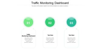 Traffic monitoring dashboard ppt powerpoint presentation icon cpb
