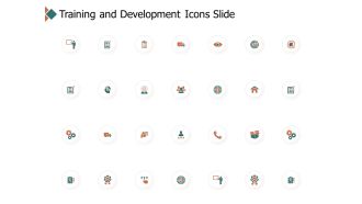 Training and development icons slide checklist gears ppt powerpoint presentation icon themes