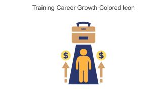 Training Career Growth Colored Icon In Powerpoint Pptx Png And Editable Eps Format