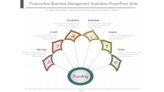 Use finance and business management illustration powerpoint slide