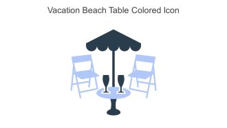 Vacation Beach Table Colored Icon In Powerpoint Pptx Png And Editable Eps Format