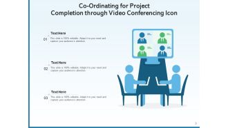 Video Conferencing Icon Business Completion Freelancer Feedback Marketing Appealing