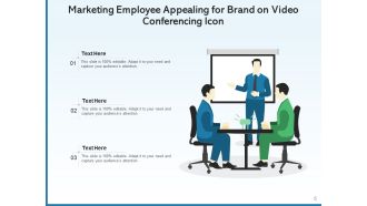 Video Conferencing Icon Business Completion Freelancer Feedback Marketing Appealing
