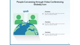 Video Conferencing Icon Business Completion Freelancer Feedback Marketing Appealing
