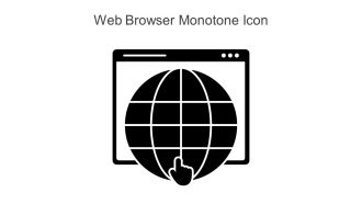 Web Browser Monotone Icon
