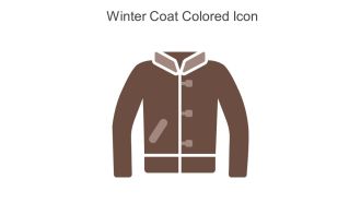 Winter Coat Colored Icon In Powerpoint Pptx Png And Editable Eps Format